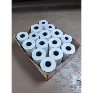 Lot of 15 thermal receipt paper rolls 2¼″ x 75′ – fits POS/registers